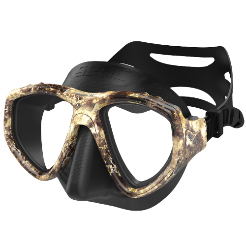 Seac Mask One Combat Silicone Black Camo