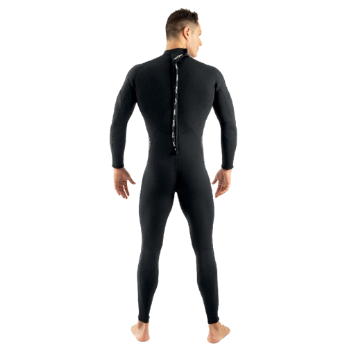 Seac Ultraflex 3mm Mens Wetsuit Back View