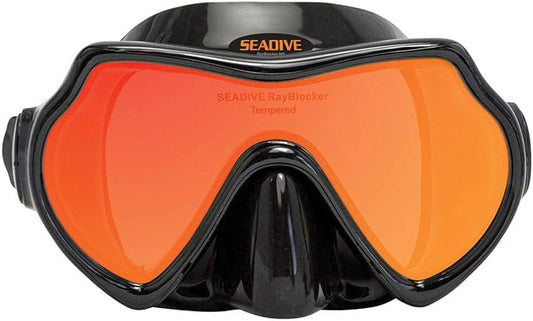 SeaDive Eagleeye SLX GlareBlocker - Yellow-Tinted Mask