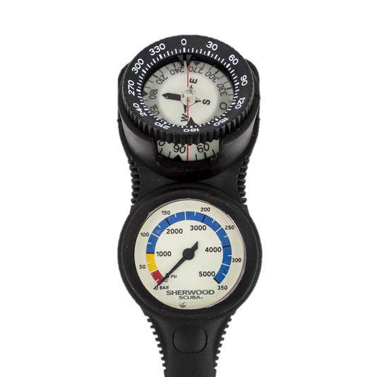 Sherwood 2" Pressure Gauge w/ Compass