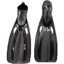 Sherwood Elite Full Foot Fins Black