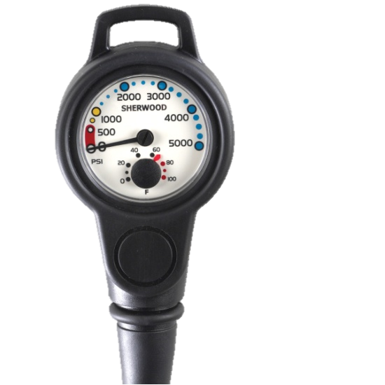 Sherwood Pressure Gauge w/ Boot