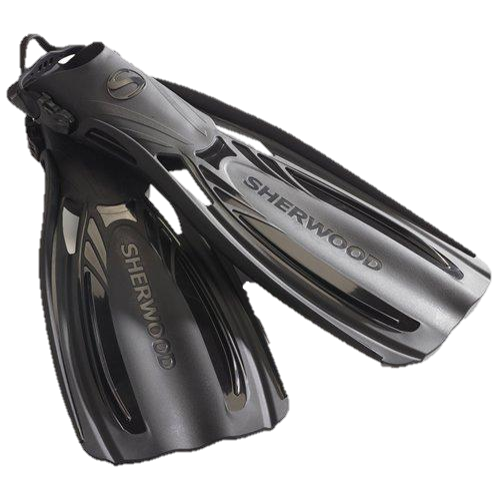 Sherwood Scuba Elite Open Heel Fins - Black