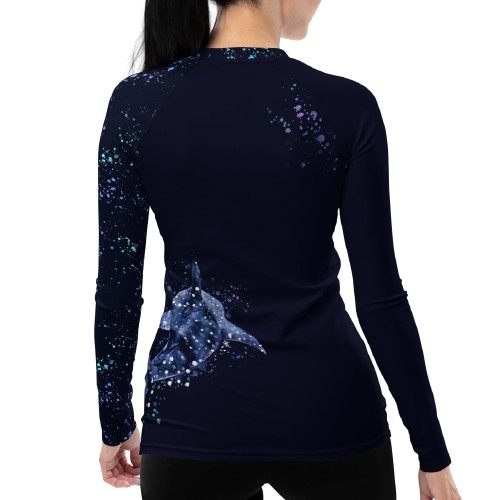 Spacefish Army Whale Shark Wonderland Contour Rashguard