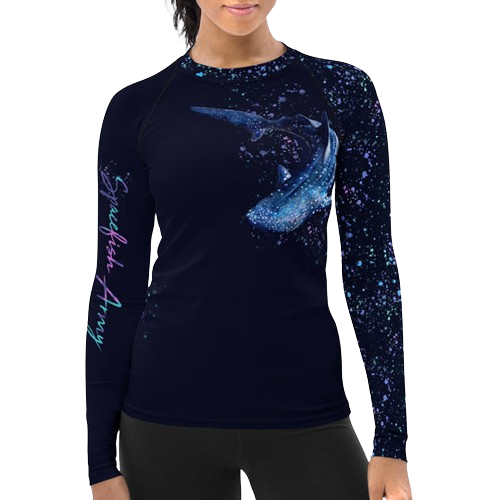 Spacefish Army Whale Shark Wonderland Contour Rashguard