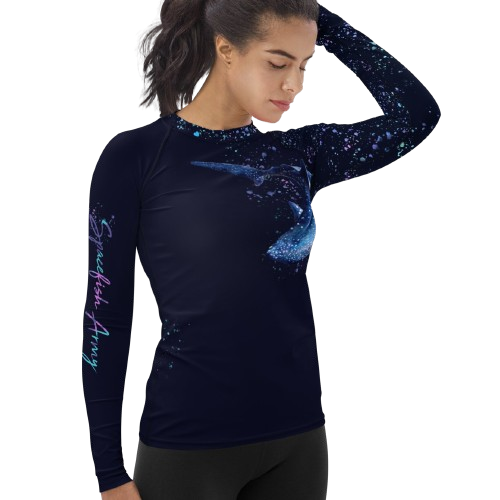 Spacefish Army Whale Shark Wonderland Contour Rashguard