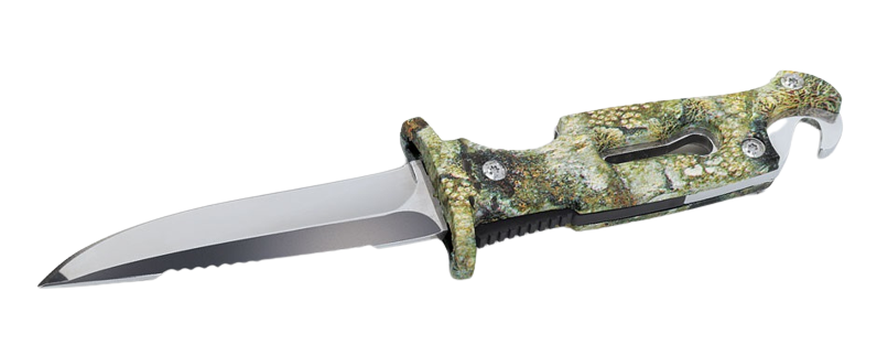 SporaSub Black Shark Drop Point Knife