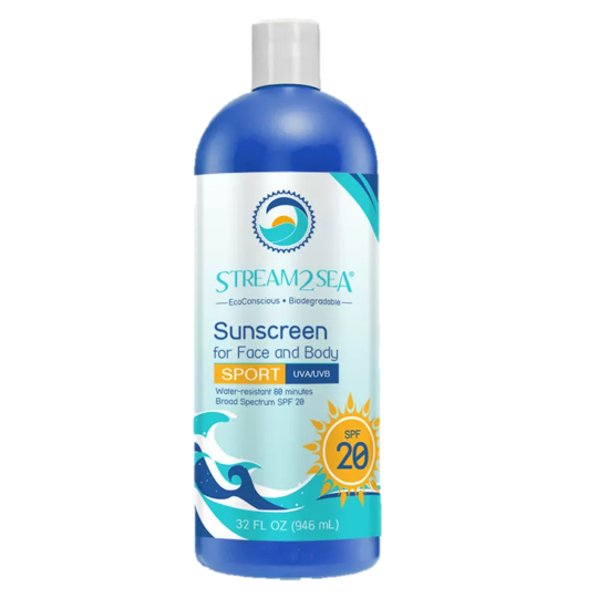 Stream2Sea Sport SPF20 Sunscreen for Face & Body