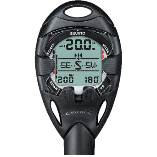 SUUNTO COBRA3 BLACK WITH Q/R AND USB