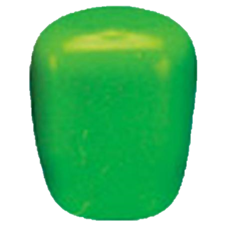 Trident Cupped Vinyl Valve Caps - Green