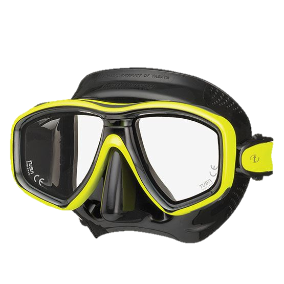 Tusa Freedom Ceos Mask - Black/Flash Yellow