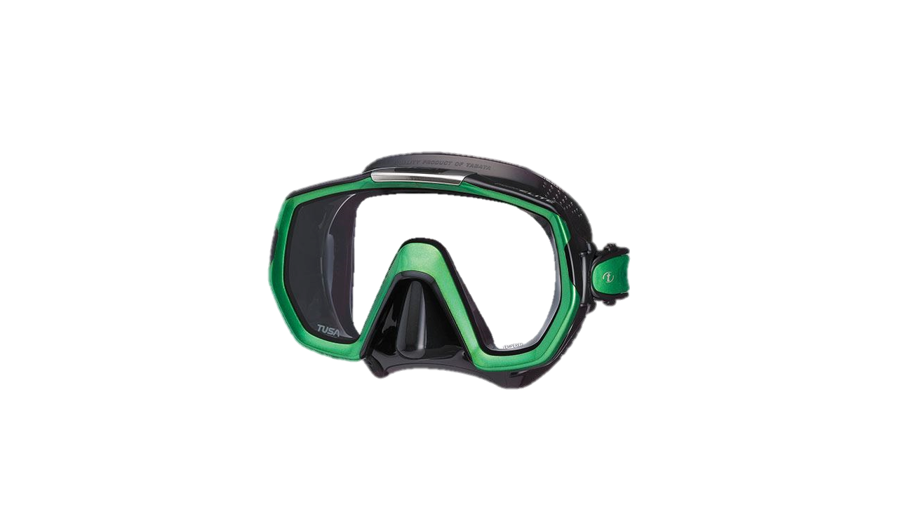 Tusa Freedom Elite Mask - Black & Energy Green