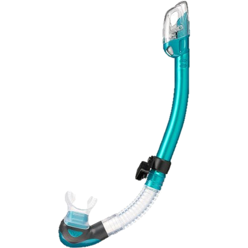 Tusa Hyperdry Elite II Dry Top Snorkel - Ocean Green