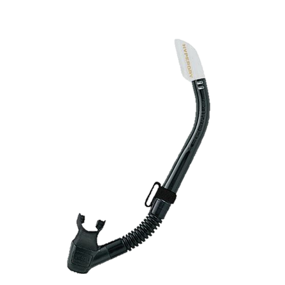 Tusa Imprex II Hyperdry Snorkel - Black & Black