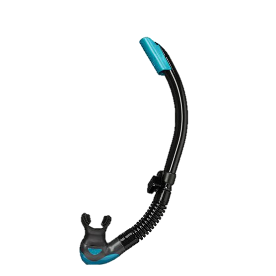 Tusa Platina II Hyperdry Snorkel - Black & Ocean Green