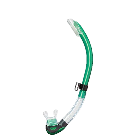 Tusa Platina II Hyperdry Snorkel - Energy Green