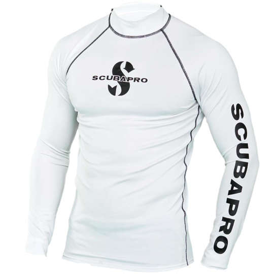 ScubaPro UPF 50 Men's Long Sleeve Top - White