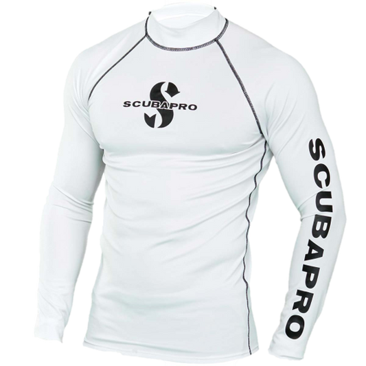 ScubaPro UPF 50 Men's Long Sleeve Top - White