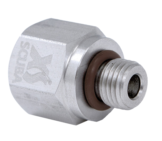 XS Scuba 1/4" NPT Female to 3/8"-24 UNF Male Adapter