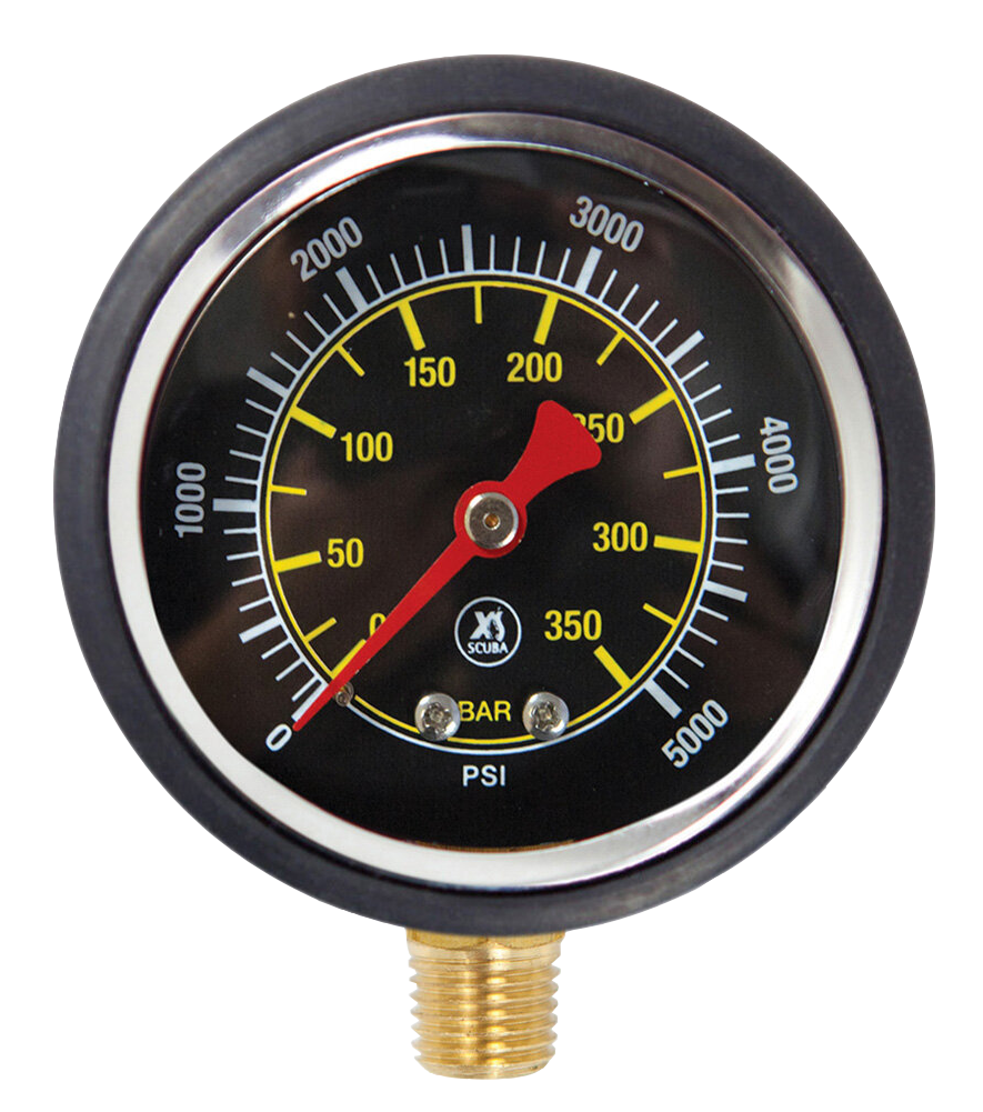 XS Scuba 2.75" High Pressure Gauge