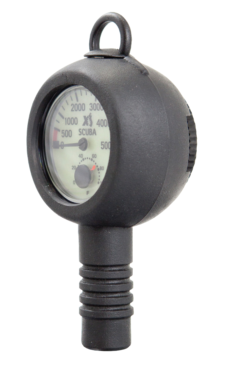 XS Scuba Back-to-Back Pressure Gauge/Compass Combo Console