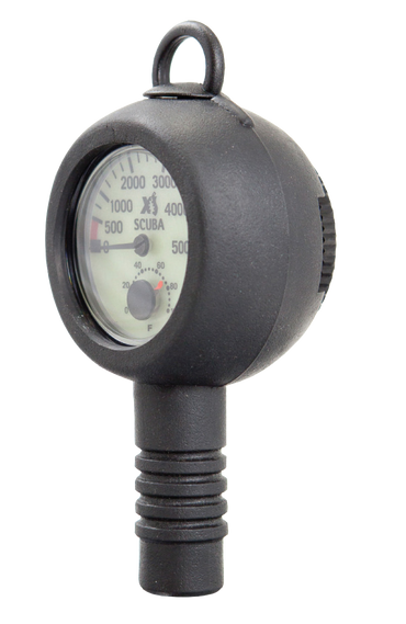 XS Scuba Back-to-Back Pressure Gauge/Compass Combo Console