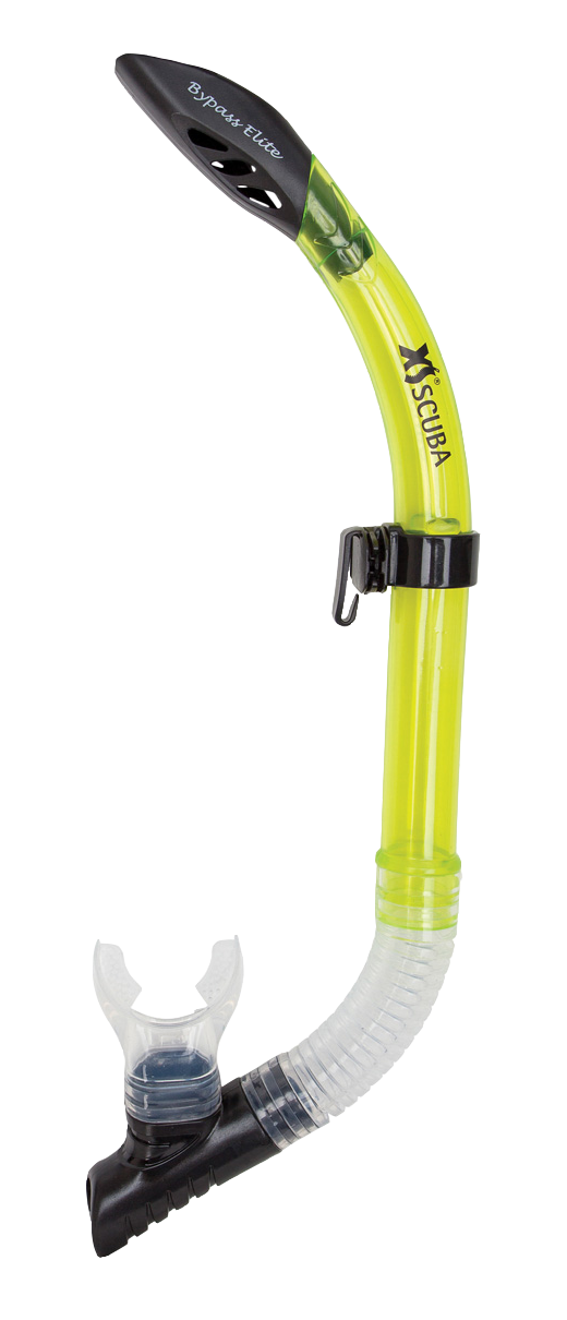 XS Scuba Bypass Elite Snorkel Yellow