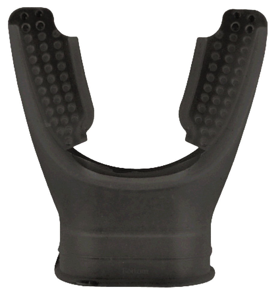 XS Scuba Extended Tab Mouthpieces Black