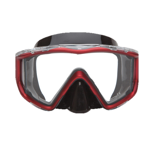 XS Scuba Fusion 3 Mask - Red & Black