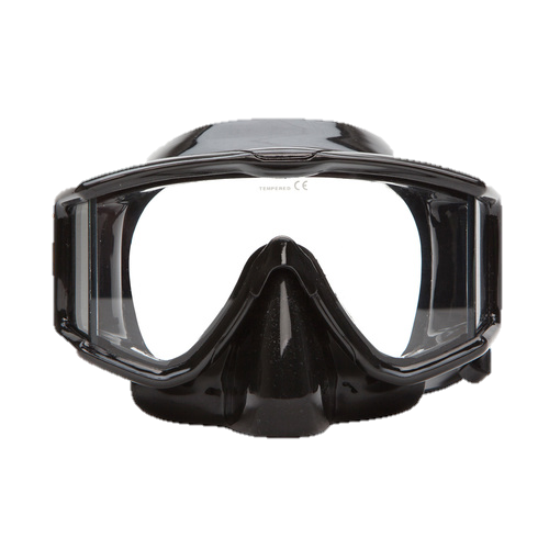 XS Scuba Fusion Mask w/ Purge - Black & Black