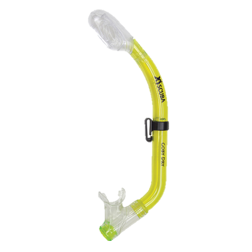 XS Scuba Goby Dry Snorkel - Yellow