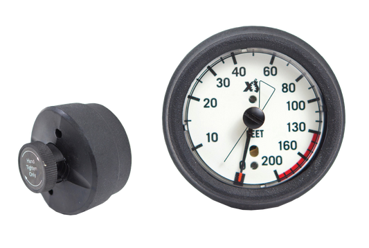 XS Scuba Hose Mount Depth Gauge