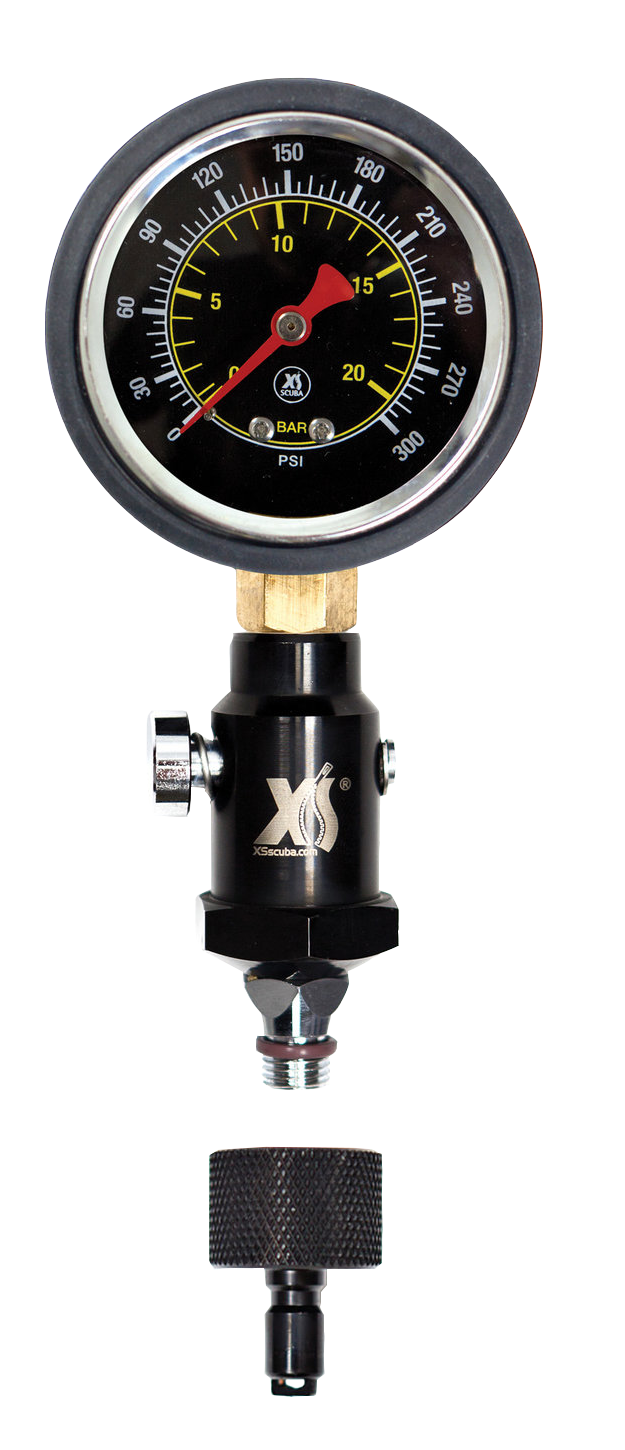 XS Scuba I.P. Test Gauge w/ QD Adapter