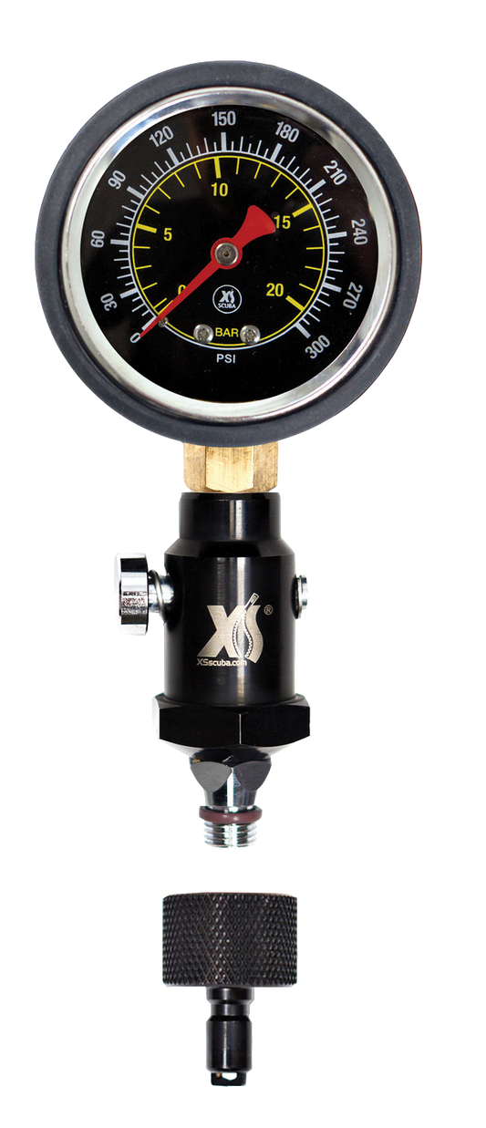 XS Scuba I.P. Test Gauge w/ QD Adapter