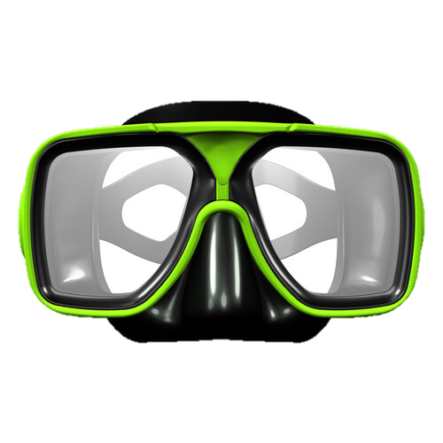 XS Scuba Metro Mask - Black & Green