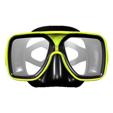 XS Scuba Metro Mask - Black & Yellow