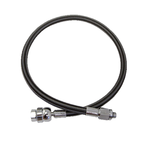 XS Scuba Miflex D5 (Dual Swivel) Lp Hoses - Black