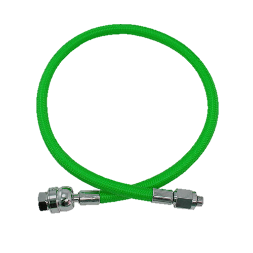 XS Scuba Miflex D5 (Dual Swivel) Lp Hoses - Green