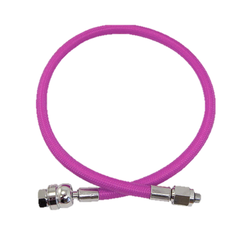 XS Scuba Miflex D5 (Dual Swivel) Lp Hoses - Pink