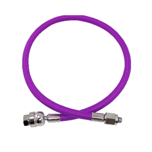 XS Scuba Miflex D5 (Dual Swivel) Lp Hoses - Purple