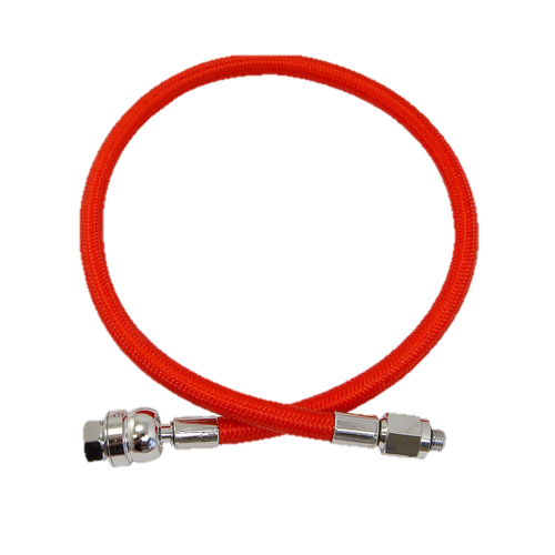 XS Scuba Miflex D5 (Dual Swivel) Lp Hoses -  Red