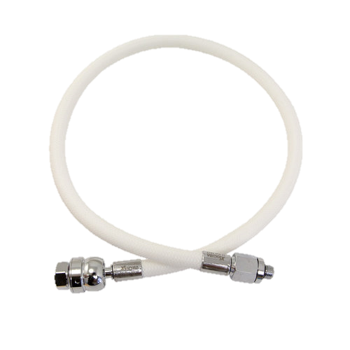 XS Scuba Miflex D5 (Dual Swivel) Lp Hoses - White