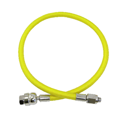 XS Scuba Miflex D5 (Dual Swivel) Lp Hoses - Yellow