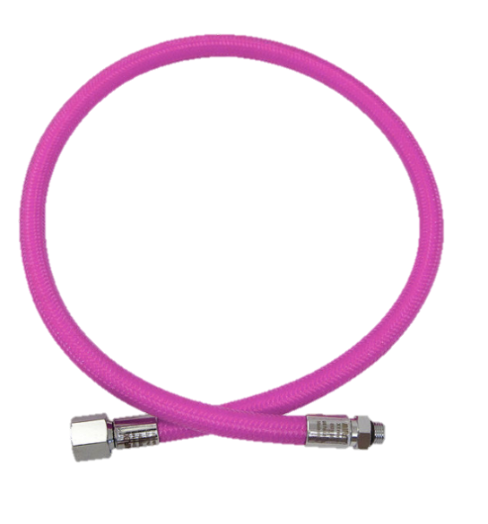 XS Scuba Miflex LP Braided Hoses - Pink