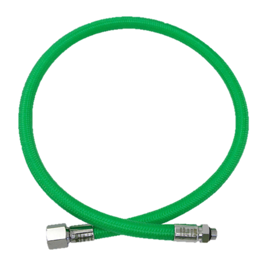 XS Scuba Miflex LP Braided Hoses - Green