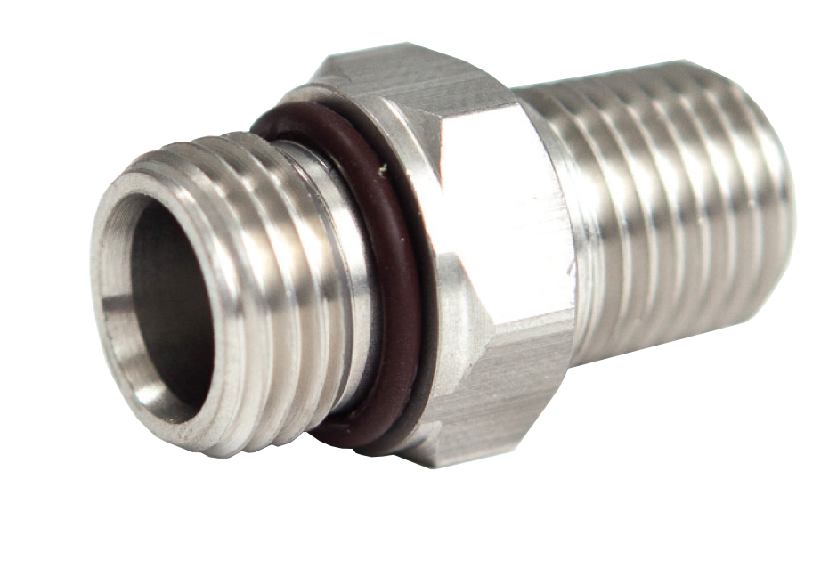 XS Scuba SS Adapter 9/16"-18 to 1/4" NPT