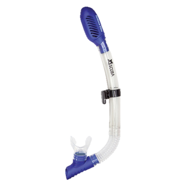 XS Scuba Sedona Elite Snorkel - Clear & Blue