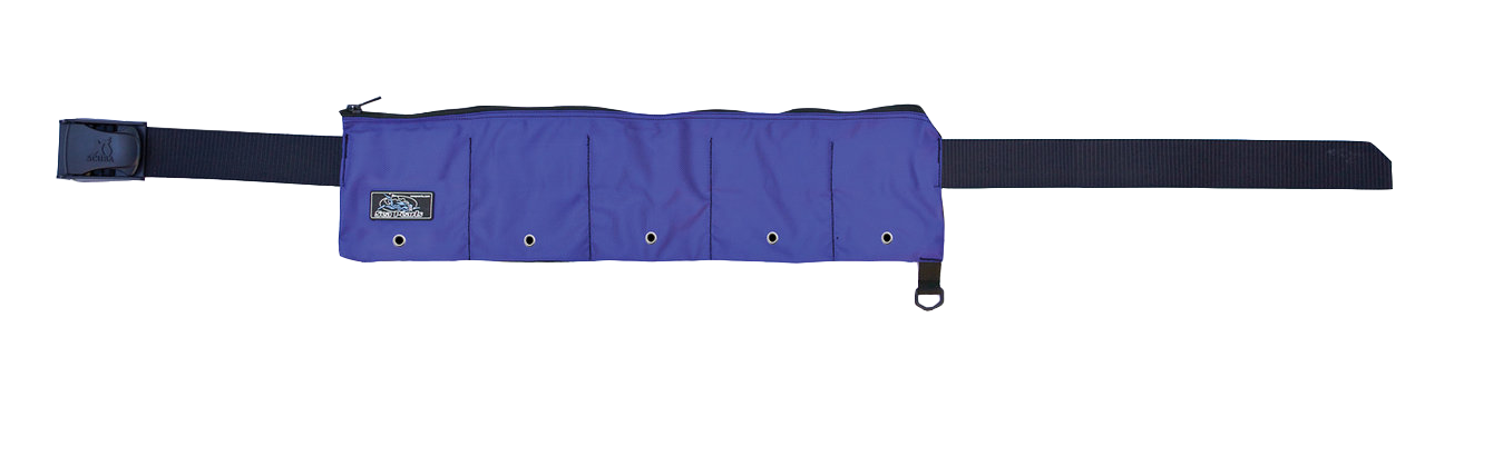 XS Scuba Zippered Pocket Weight Belt - 5 pocket