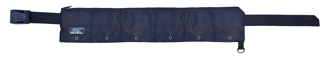 XS Scuba Zippered Pocket Weight Belt - 6 pocket