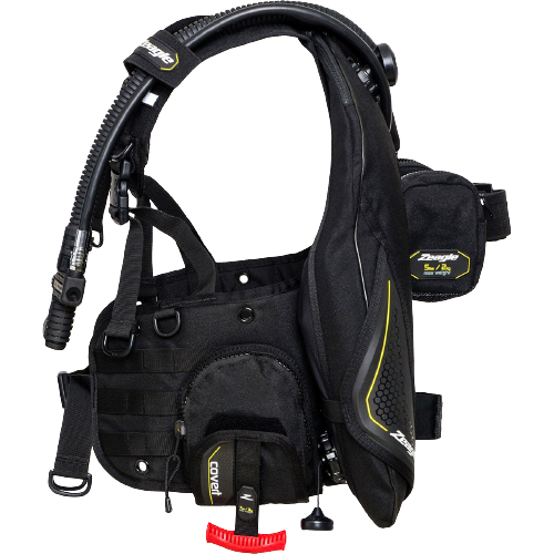 Zeagle Covert XT BCD, w/inflator, hose and RE valve